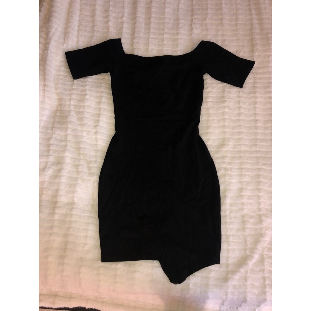Fitted Off the Shoulder Dress